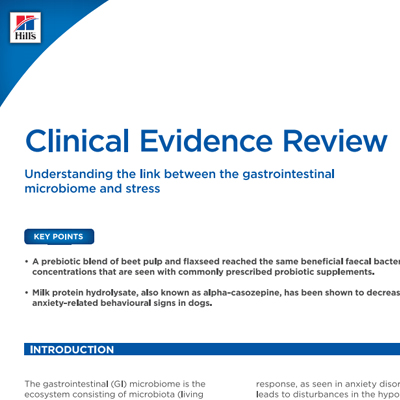 Köpeklerde Gıda Hassasiyeti ile İlgili Klinik Monograf Mikrobiyom ve Stres ile İlgili Klinik Kanıt Raporu
